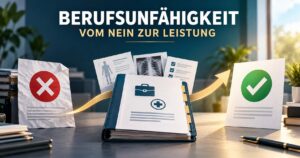 Berufsunfähigkeit abgelehnt – mit gezielter Nacharbeit zur vollen Leistung